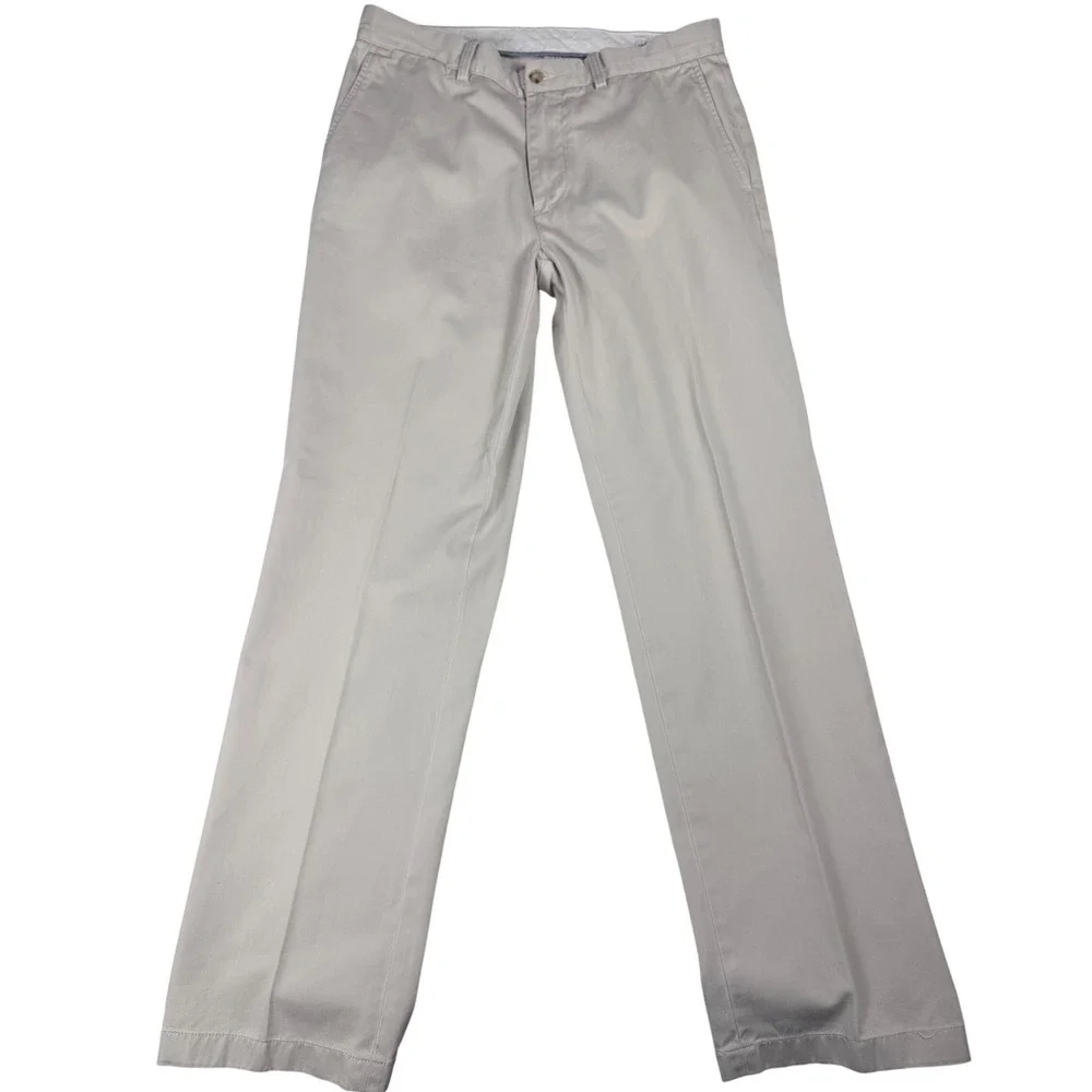 Polo Ralph Lauren Mens Classic Fit Chino Pants Light Tan Stone Cotton 33x32